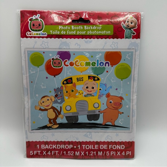CoComelon Other - Cocomelon Photo Booth Backdrop